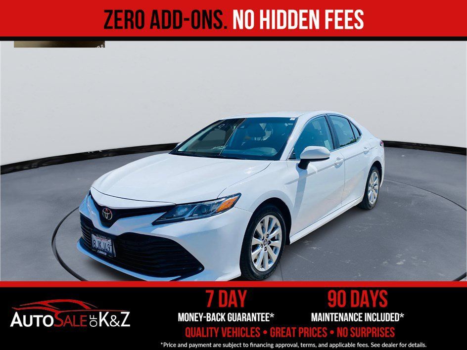 Used 2019 Toyota Camry LE FWD image 1