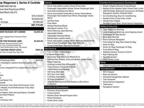 New 2024 Jeep Wagoneer L Series II image 28