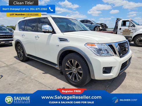 Used 2017 Nissan Armada Platinum w/ Captain Seat Package RWD image 5