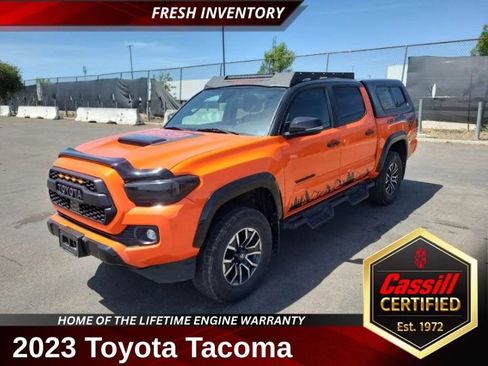 Used 2023 Toyota Tacoma TRD Sport w/ Black Out Package (TMS) AWD/4WD image 1