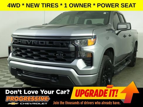 Certified 2024 Chevrolet Silverado 1500 Custom w/ Rally Edition AWD/4WD image 1