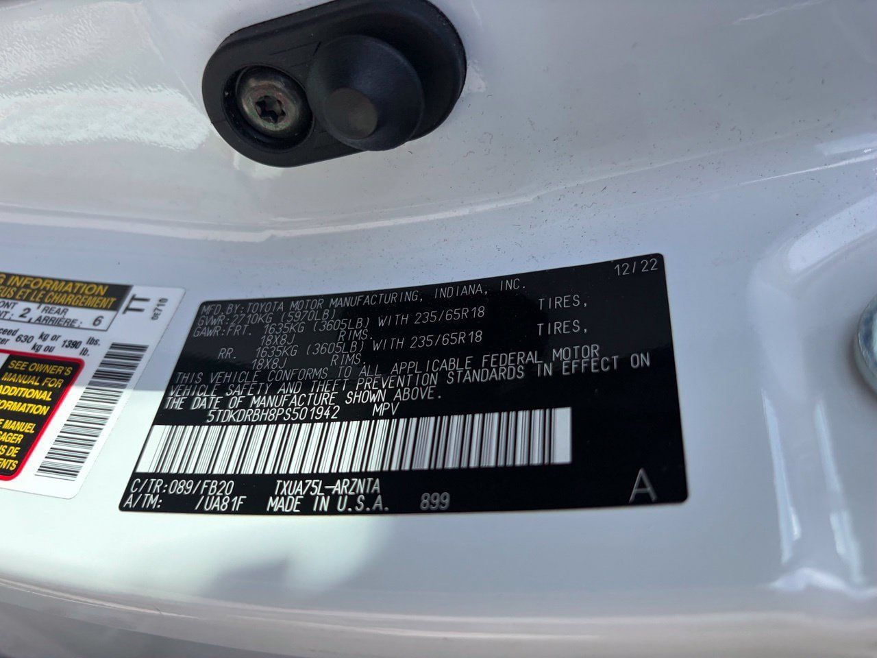 Used 2023 Toyota Highlander L AWD/4WD image 15