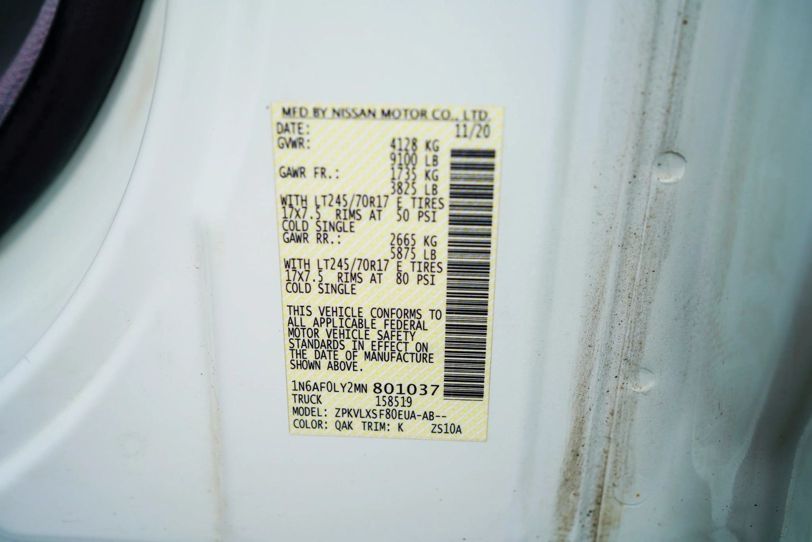 Used 2021 Nissan NV 2500 SV w/ Navigation Package RWD image 27