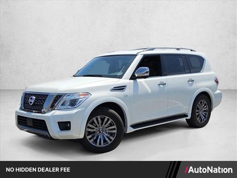 Used 2019 Nissan Armada Platinum w/ Captain's Chairs Package AWD/4WD image 1