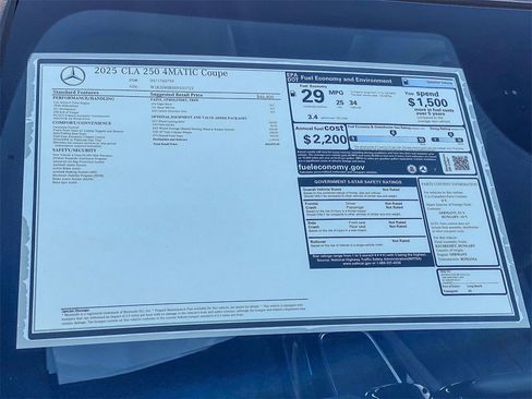 New 2025 Mercedes-Benz CLA 250 4MATIC image 27