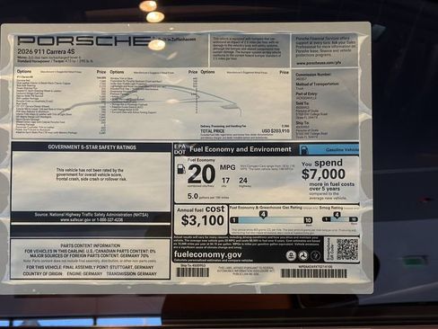 New 2026 Porsche 911 Carrera 4S image 23