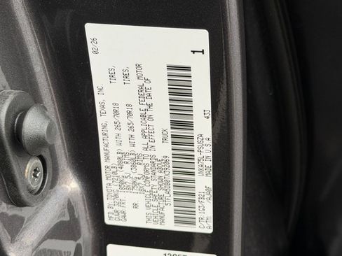 New 2026 Toyota Tundra SR AWD/4WD image 22