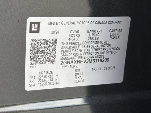 Used 2021 Chevrolet Equinox Premier w/ LPO, Floor Liner Package FWD image 35