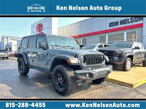 Used 2025 Jeep Wrangler Unlimited Sport S 4xe AWD/4WD image 1