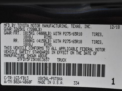 Used 2019 Toyota Tundra SR5 image 2