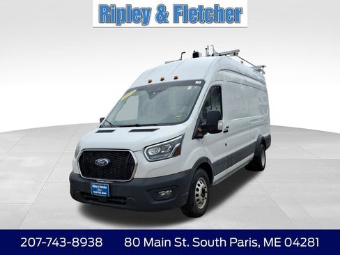 Used 2023 Ford Transit 350 148 High Roof Extended DRW w/ Interior Upgrade Package AWD/4WD image 1