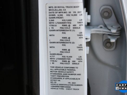 Used 2021 Chevrolet Silverado 3500 W/T w/ WT Fleet Convenience Package image 47