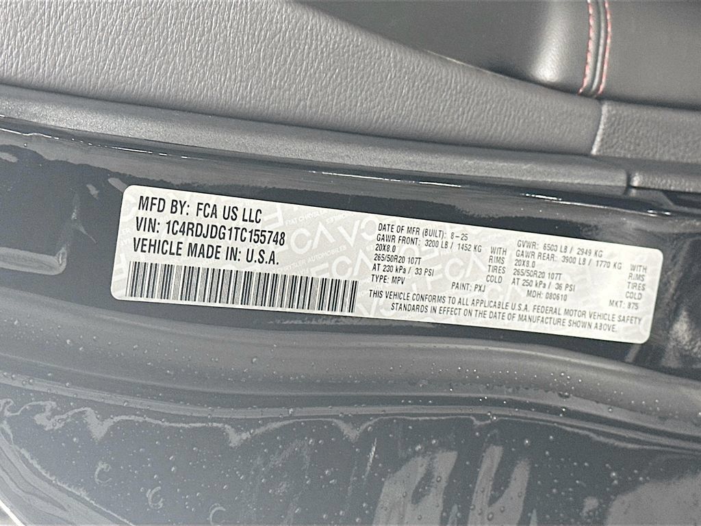 New 2026 Dodge Durango GT w/ Trailer Tow Group IV AWD/4WD image 20