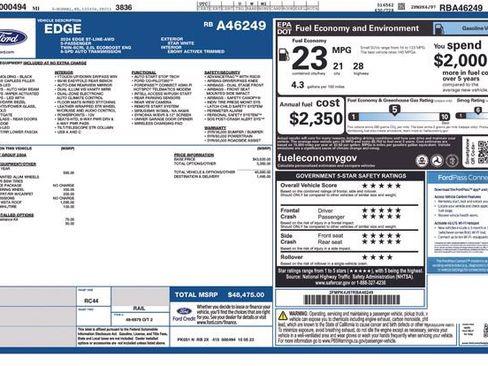Used 2024 Ford Edge ST-Line image 49