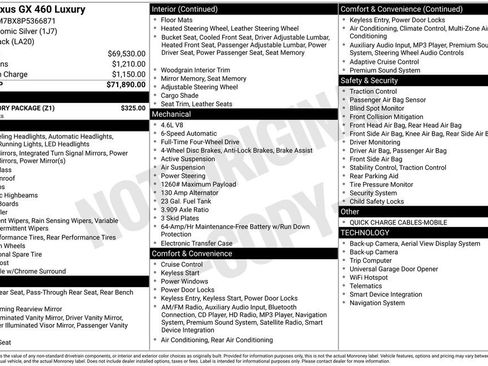 Used 2023 Lexus GX 460 Luxury w/ Accessory Package AWD/4WD image 42