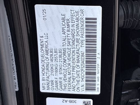 Certified 2025 Honda Accord Sport image 39