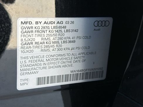 New 2027 Audi Q6 e-tron Prestige AWD/4WD image 24