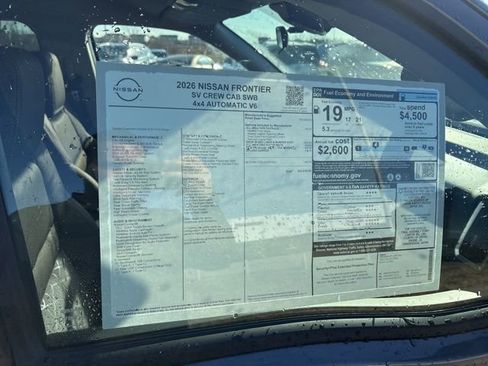 New 2026 Nissan Frontier SV w/ All-Weather Content Package AWD/4WD image 12