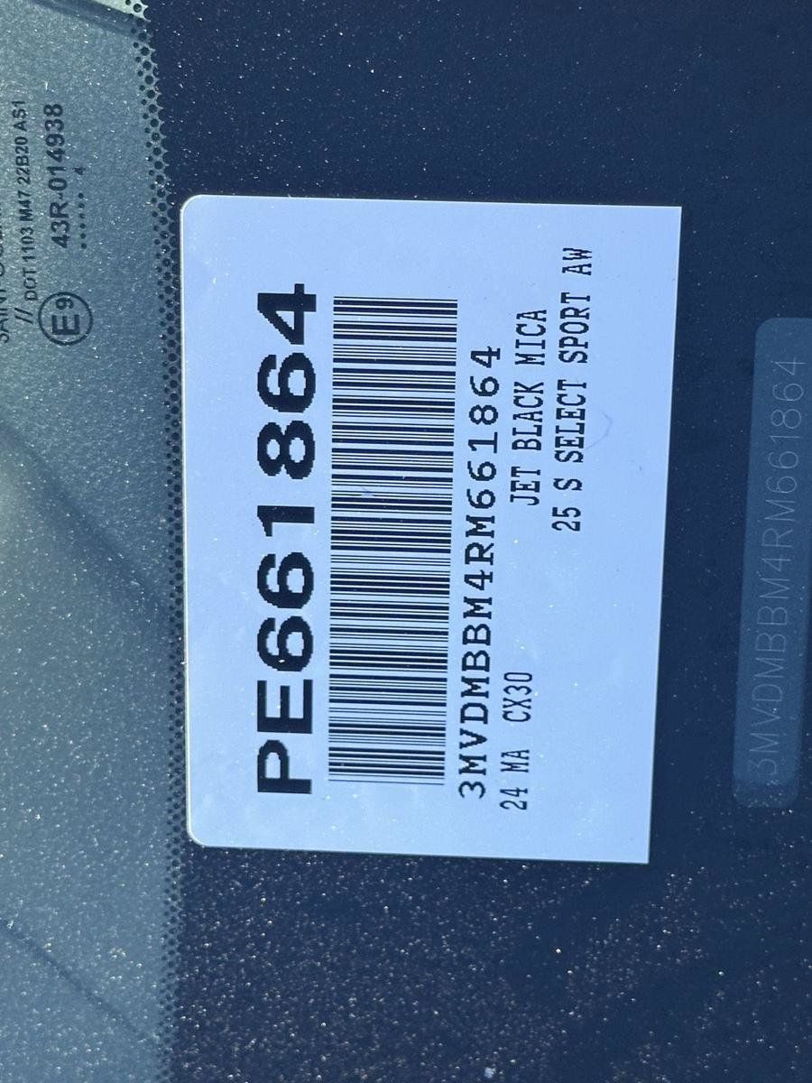 Used 2024 MAZDA CX-30 AWD 2.5 S w/ Select Sport Pkg image 14