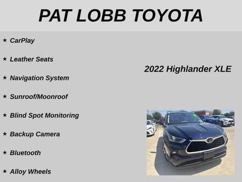Used 2022 Toyota Highlander XLE FWD image 18