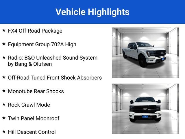 Used 2025 Ford F150 Platinum w/ Equipment Group 702A High AWD/4WD image 2
