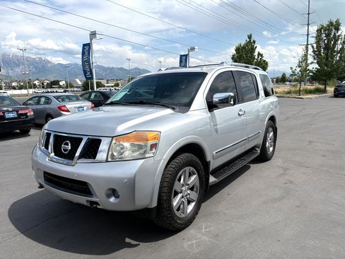 Used 2014 Nissan Armada Platinum w/ 2nd Row Captain Seat Package image 3
