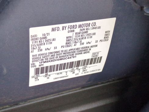 Certified 2021 Ford Explorer XLT w/ Equipment Group 202A image 36