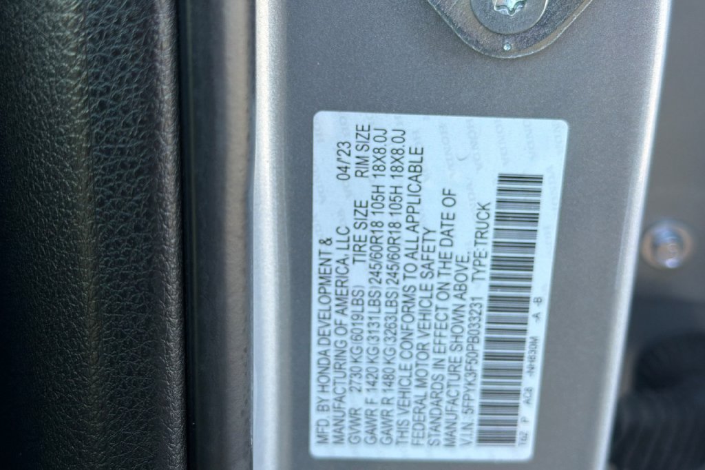 Used 2023 Honda Ridgeline RTL image 29