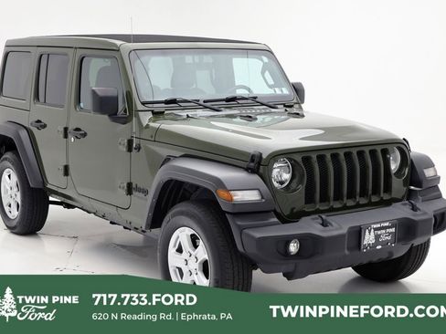 Used 2022 Jeep Wrangler Unlimited Sport w/ Sun And Sound Package AWD/4WD image 1