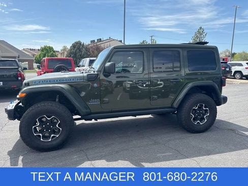 Used 2023 Jeep Wrangler Unlimited Rubicon 4xe w/ Steel Bumper Group image 6