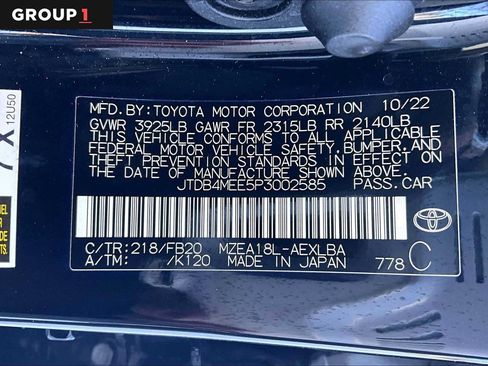 Certified 2023 Toyota Corolla LE image 36