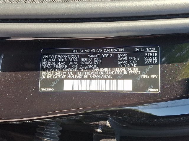 Used 2021 Volvo V60 T5 Cross Country AWD/4WD image 30