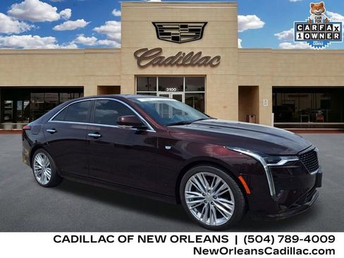 Used 2022 Cadillac CT4 Premium Luxury w/ Climate Package RWD image 1