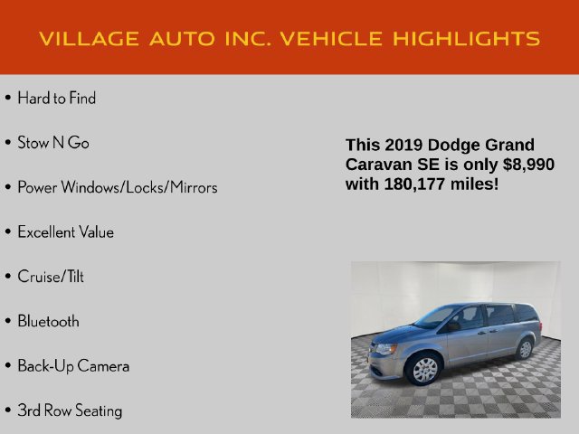 Used 2019 Dodge Grand Caravan SE FWD image 7