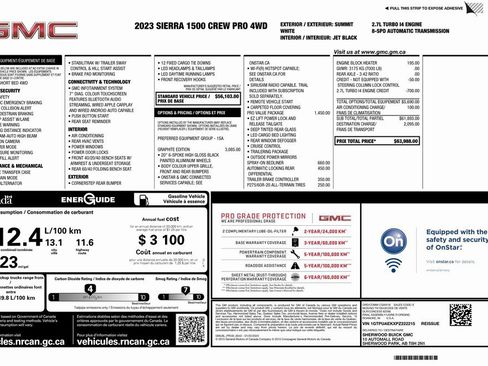 Used 2023 GMC Sierra 1500 Pro w/ Graphite Edition image 4