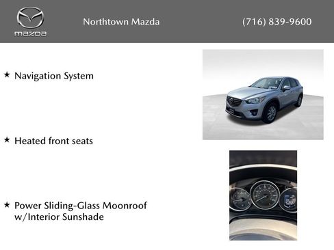 Used 2016 MAZDA CX-5 Touring w/ Bose/Moonroof Package image 2