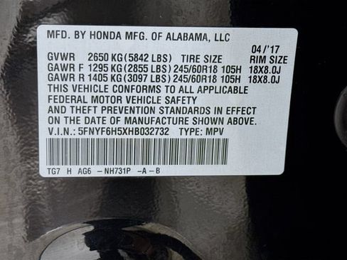 Used 2017 Honda Pilot EX-L image 33