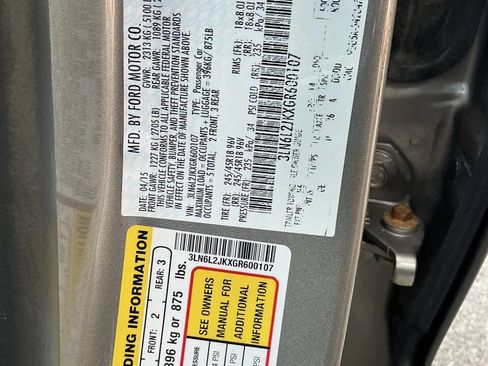 Used 2016 Lincoln MKZ AWD w/ Equipment Group 300A Reserve image 37