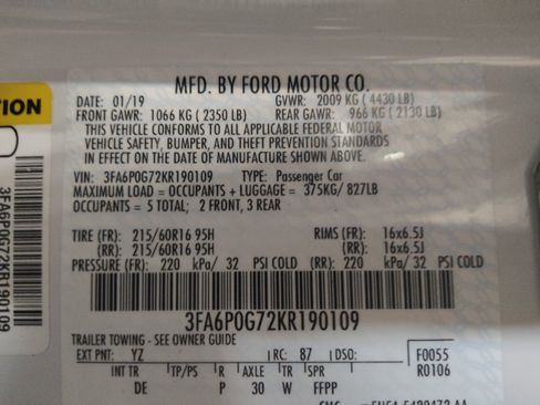 Used 2019 Ford Fusion S FWD image 33