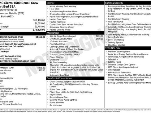 Certified 2026 GMC Sierra 1500 Denali w/ Denali Reserve Package AWD/4WD image 42