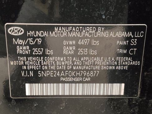 Used 2019 Hyundai Sonata SE w/ Cargo Package FWD image 33