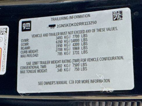 Used 2024 Chevrolet Suburban Z71 AWD/4WD image 40