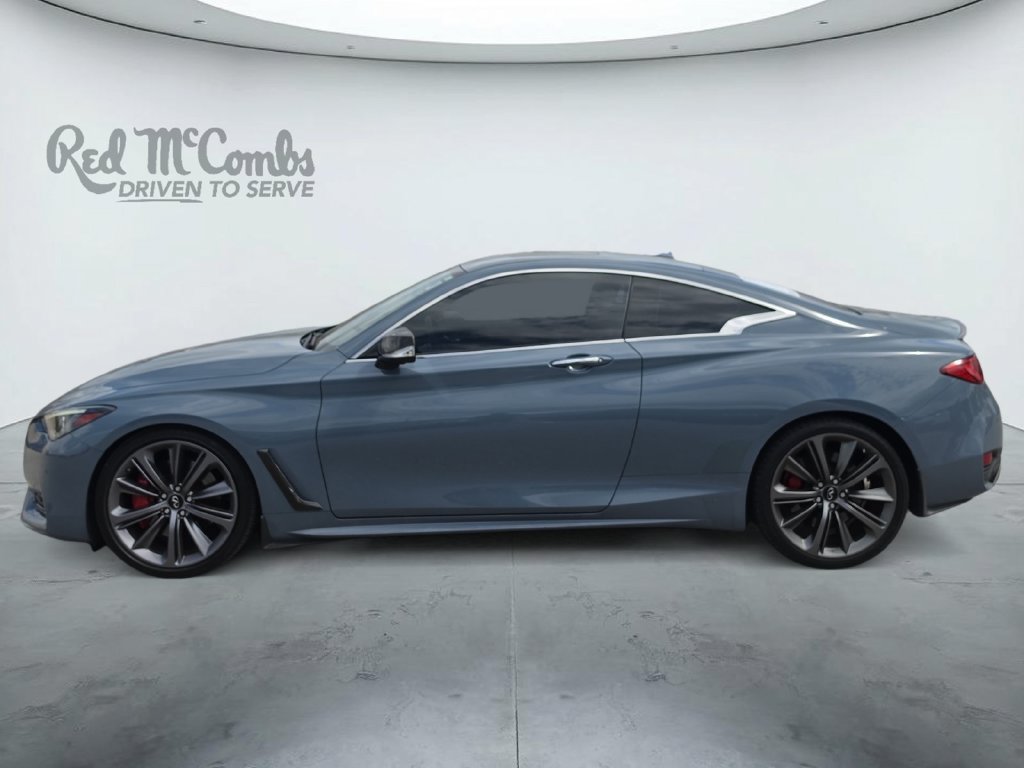 Used 2021 INFINITI Q60 Red Sport 400 w/ Carbon Fiber Package RWD image 2