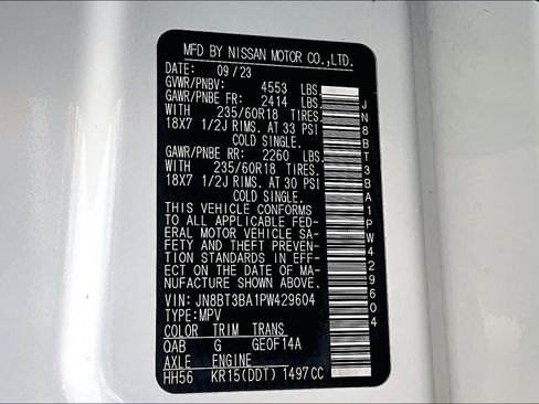 Certified 2023 Nissan Rogue SV FWD image 33