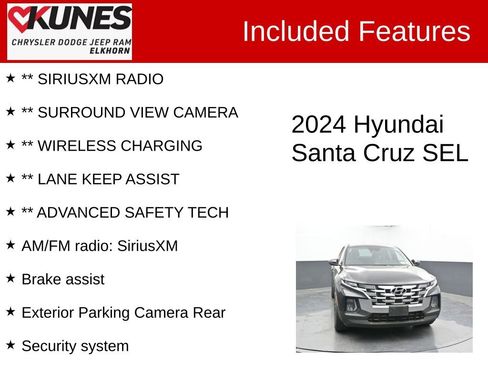 Used 2024 Hyundai Santa Cruz SEL image 4