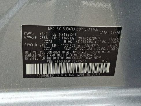 Certified 2026 Subaru Crosstrek 2.5i Wilderness AWD/4WD image 22