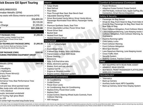 Used 2024 Buick Encore GX Sport Touring w/ Comfort Package FWD image 7