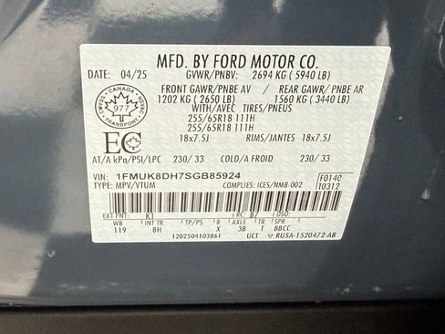 Certified 2025 Ford Explorer Active image 44