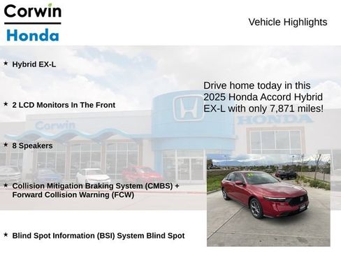 Used 2025 Honda Accord EX-L image 6