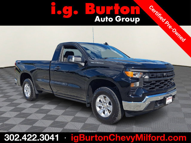 Certified 2025 Chevrolet Silverado 1500 W/T w/ WT Safety Package AWD/4WD image 1
